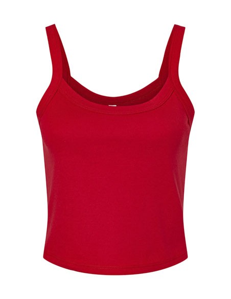 BEL-1012-Womens Micro Rib Spaghetti Strap Tank 2